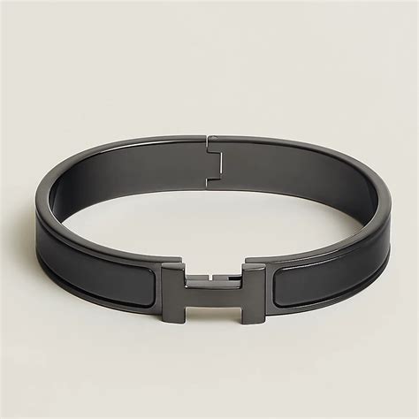 hermes clic hh so black|Clic HH So Black bracelet .